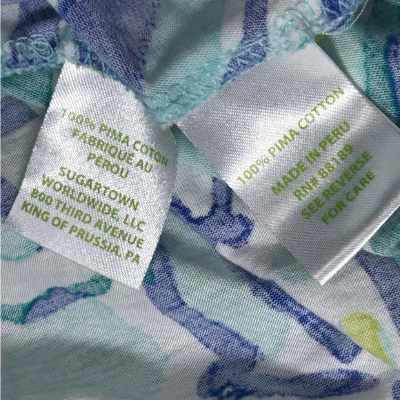 Bundle (2) Lilly Pulitzer Tops Small Wynne Ruffle Monterey Racer Back - Picture 15 of 15